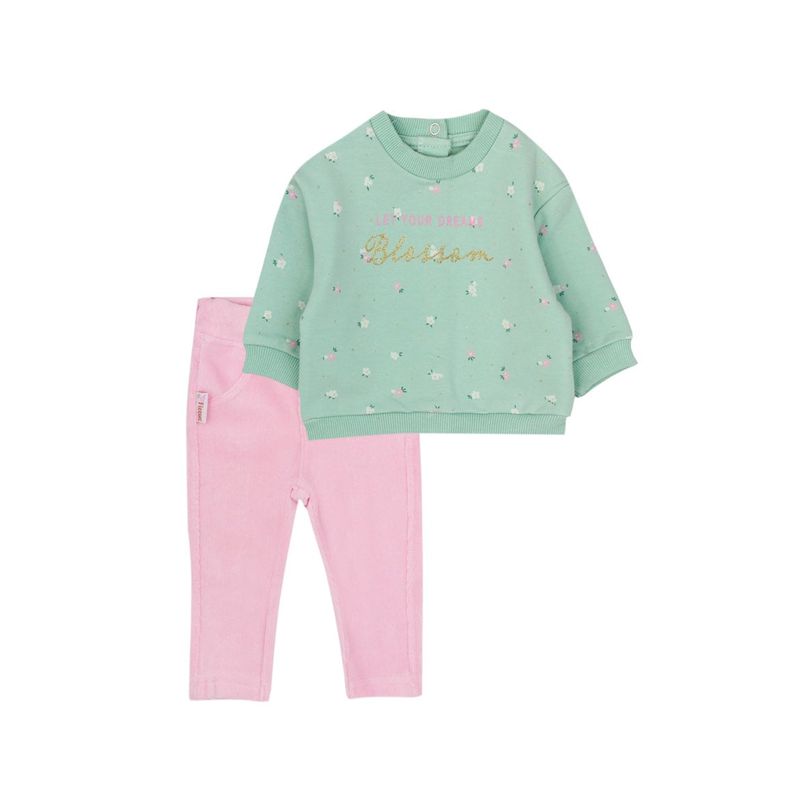 FICCUS - Conjunto Bebé Niña Garden Menta