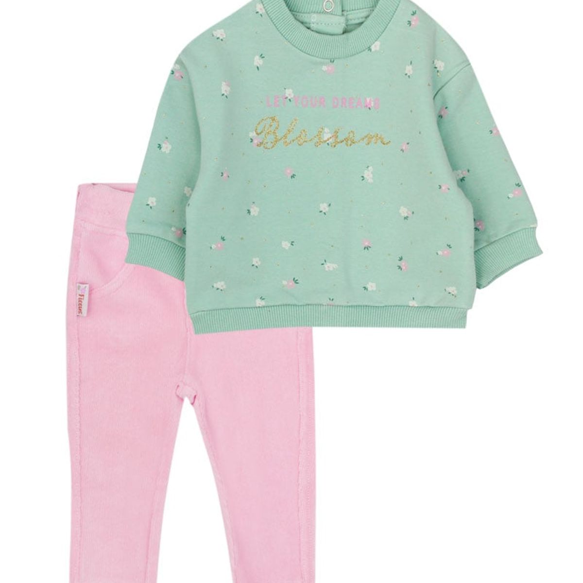 FICCUS - Conjunto Bebé Niña Garden Menta