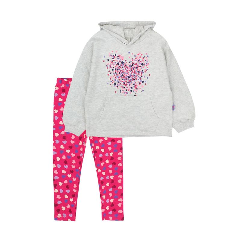 FICCUS - Conjunto Kids Niña Move Gris