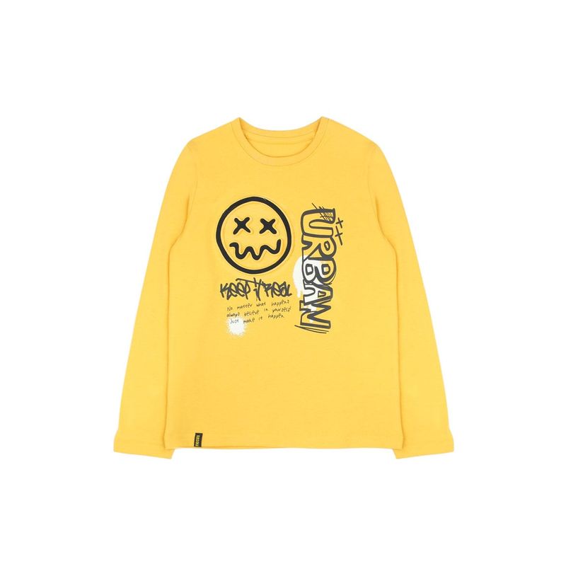 FICCUS - Polera Kids Niño Day To Day Amarillo
