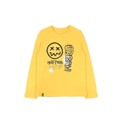 FICCUS - Polera Kids Niño Day To Day Amarillo