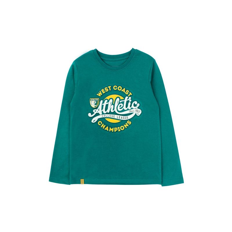 FICCUS - Polera Kids Niño Day To Day Verde