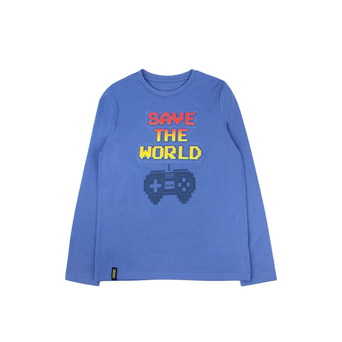 FICCUS - Polera Junior Niño Day To Day Azul