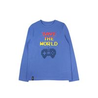 Polera Junior Niño Day To Day Azul