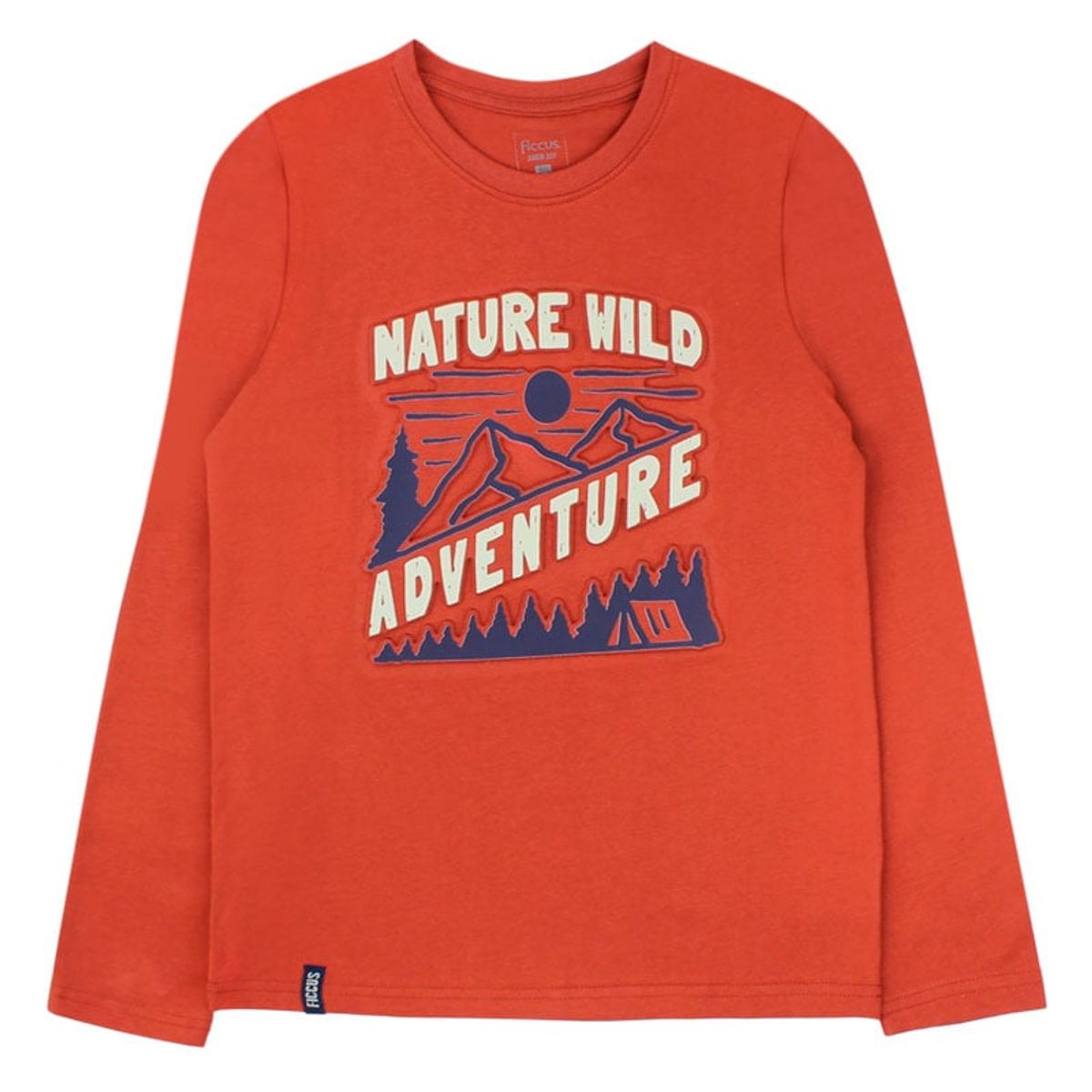 FICCUS - Polera Junior Niño Day To Day Rojo