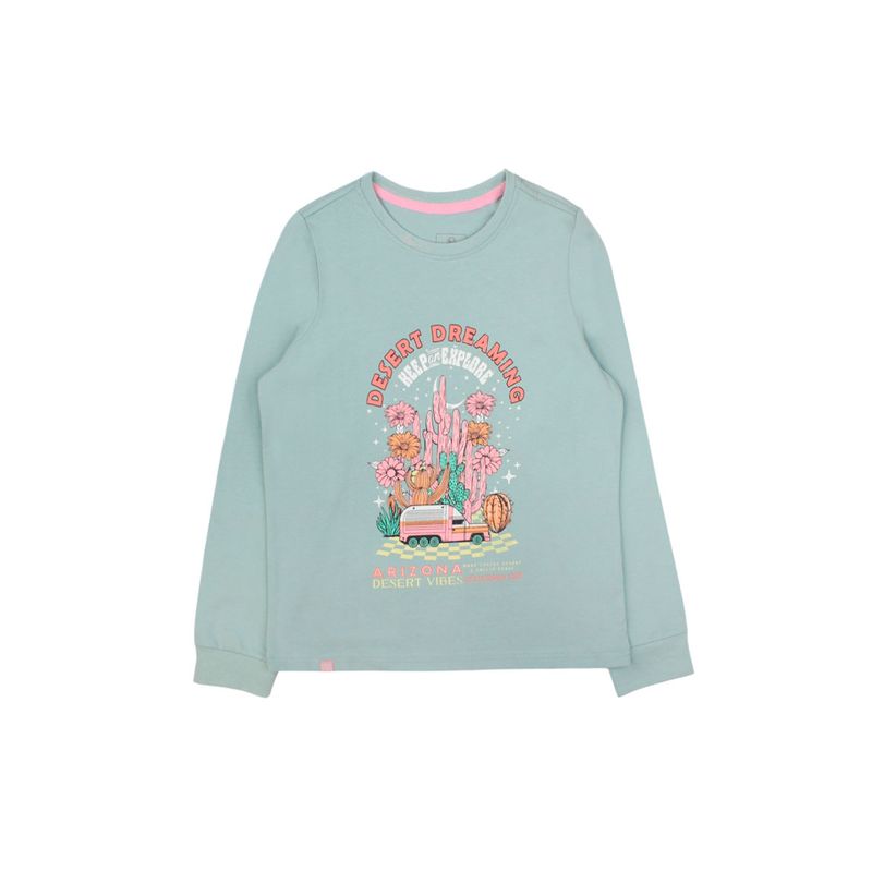 FICCUS - Polera Junior Niña Ficcustex Menta