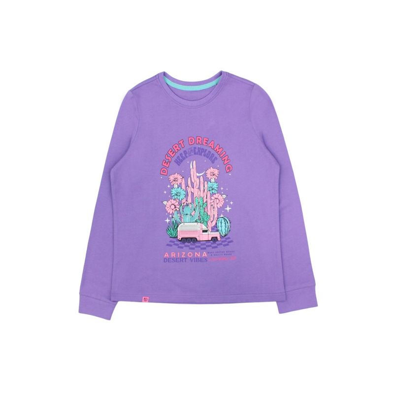 FICCUS - Polera Junior Niña Ficcustex Morado