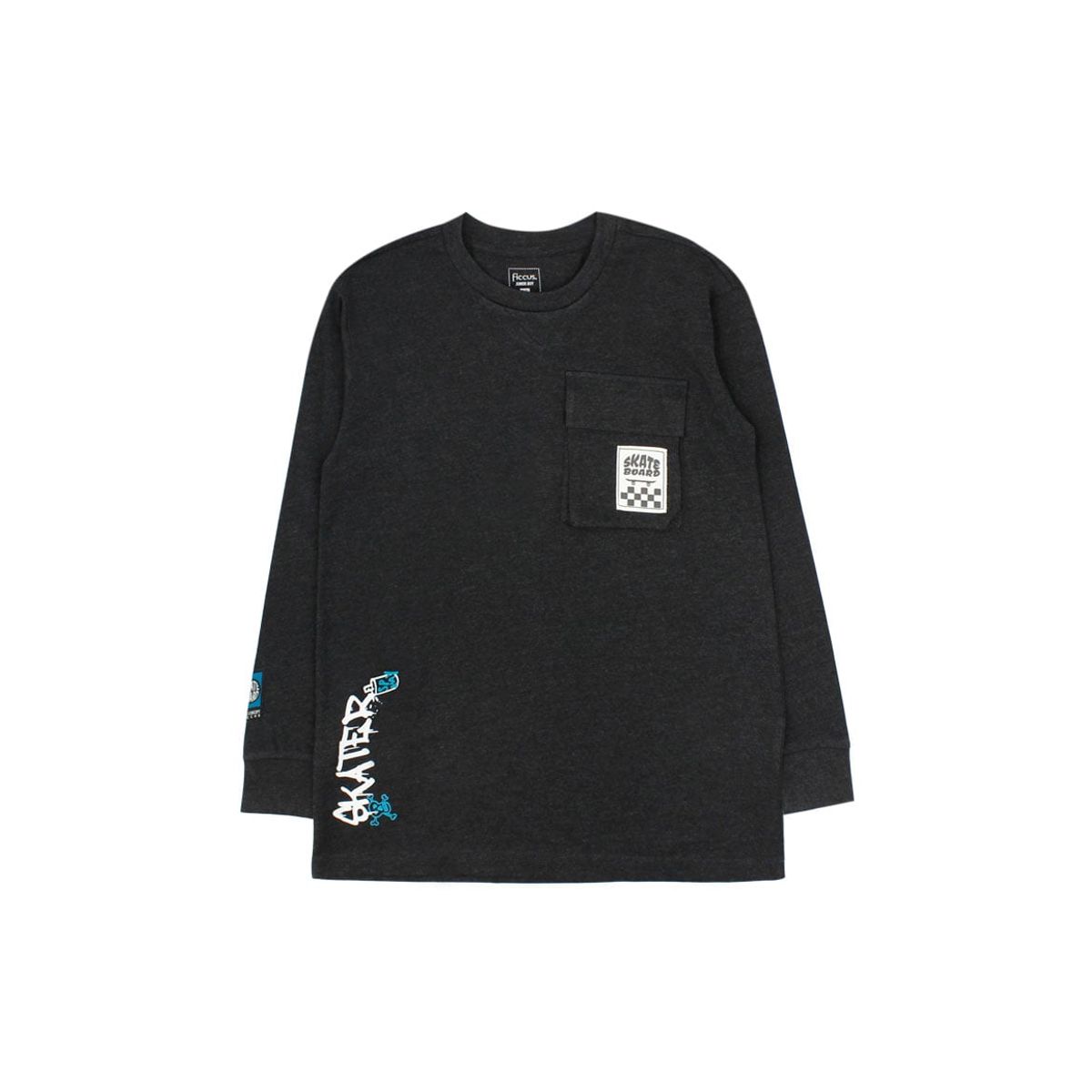 FICCUS - Polera Junior Niño Move Gris
