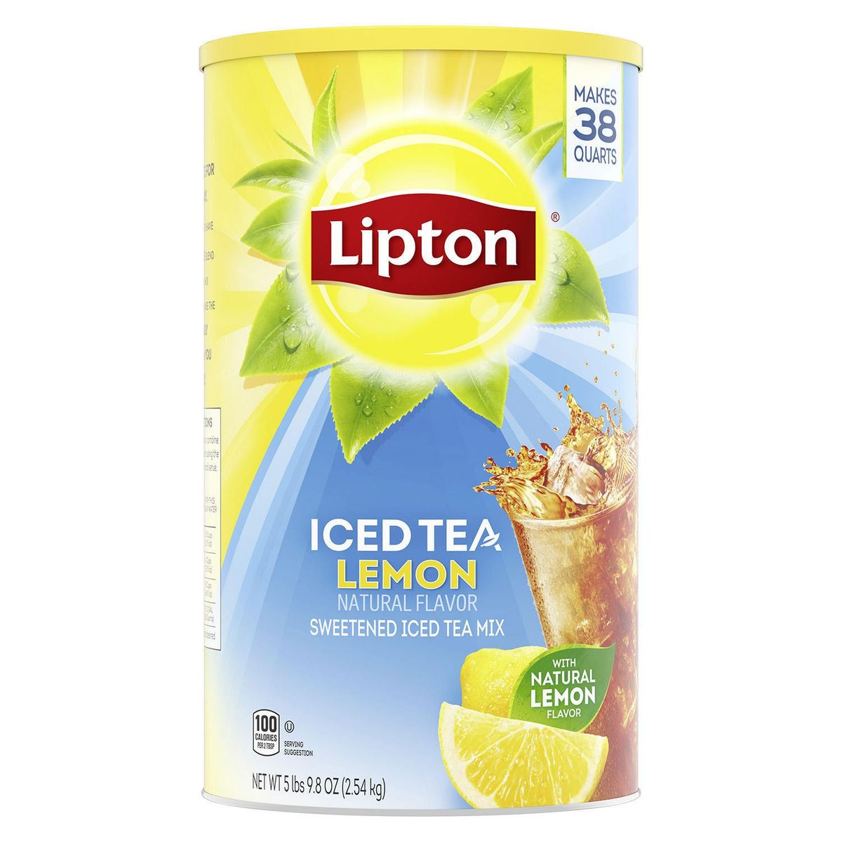 LIPTON - Té Helado En Polvo Limón Lipton 2,54 Kg