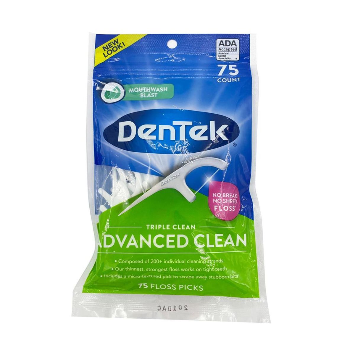 DENTEK - Hilo Dental Triple Clean 75 Count DENTEK