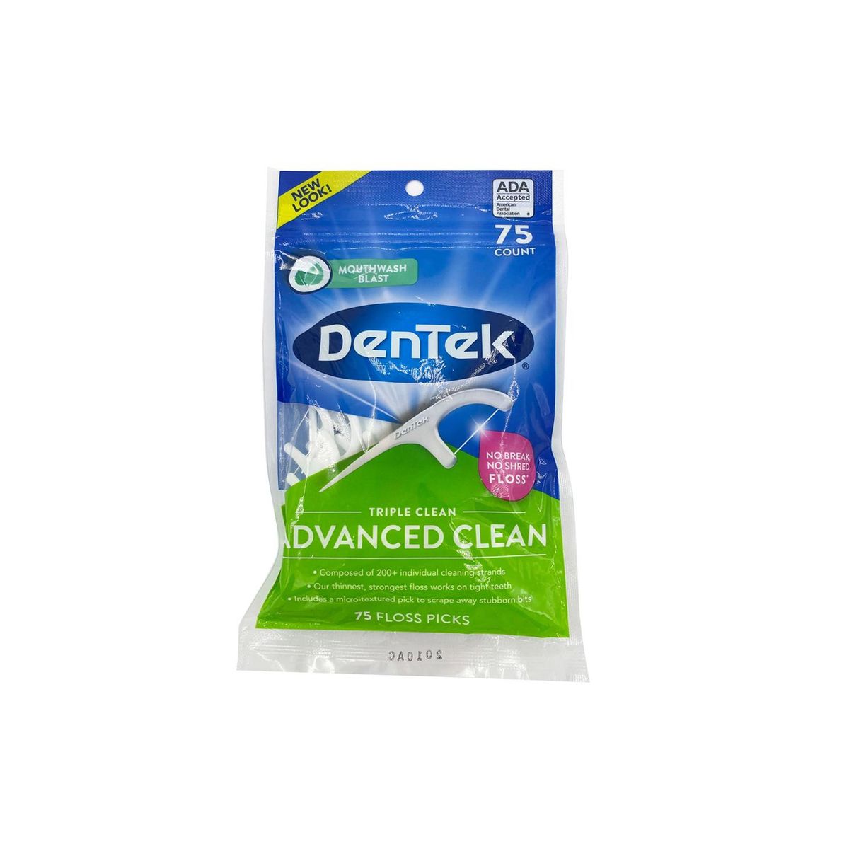 DENTEK - Hilo Dental Triple Clean 75 Count DENTEK
