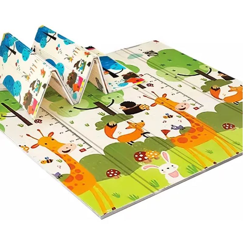 GENERICO - Alfombra antigolpes impermeable niños plegable 180x150 cm