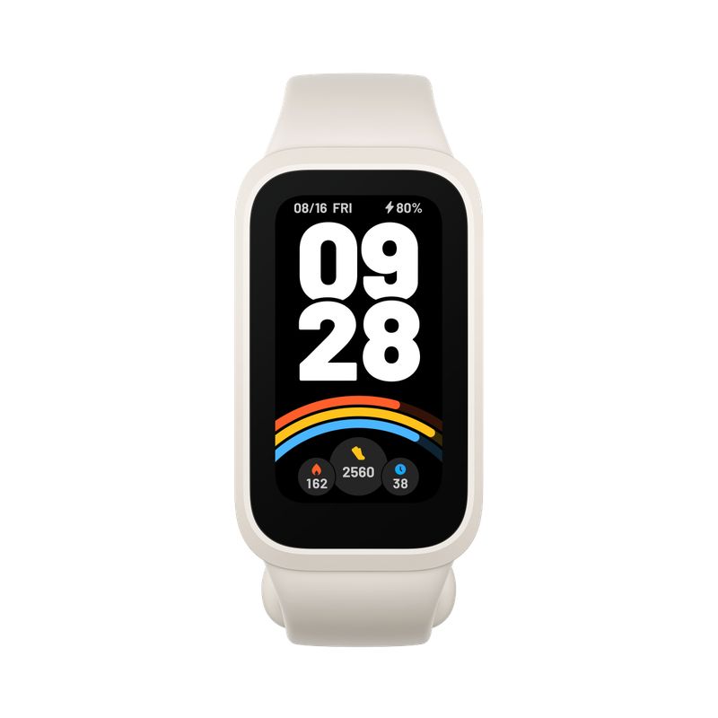 XIAOMI - Xiaomi Smart Band 9 Active Beige White