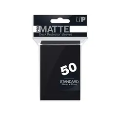 ULTRA PRO - Protectores de cartas Pro-matte Negro (x50)