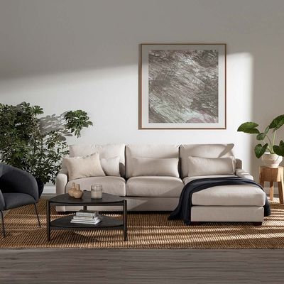 Imagen 2 del producto Sofá Seccional Izquierdo Soroa Small Tela Crudo