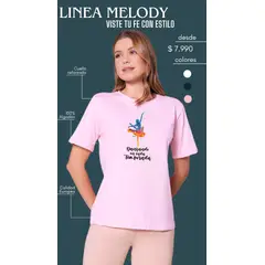 GG GOODGOODS - Polera Melody Cristiana Danzando Algodón Calidad Europea