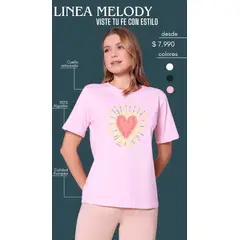 GG GOODGOODS - Polera Melody Cristiana God Love Algodón Calidad Europea_.