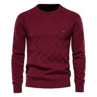 Sweater Manga Larga casual Hombre - Burdeo