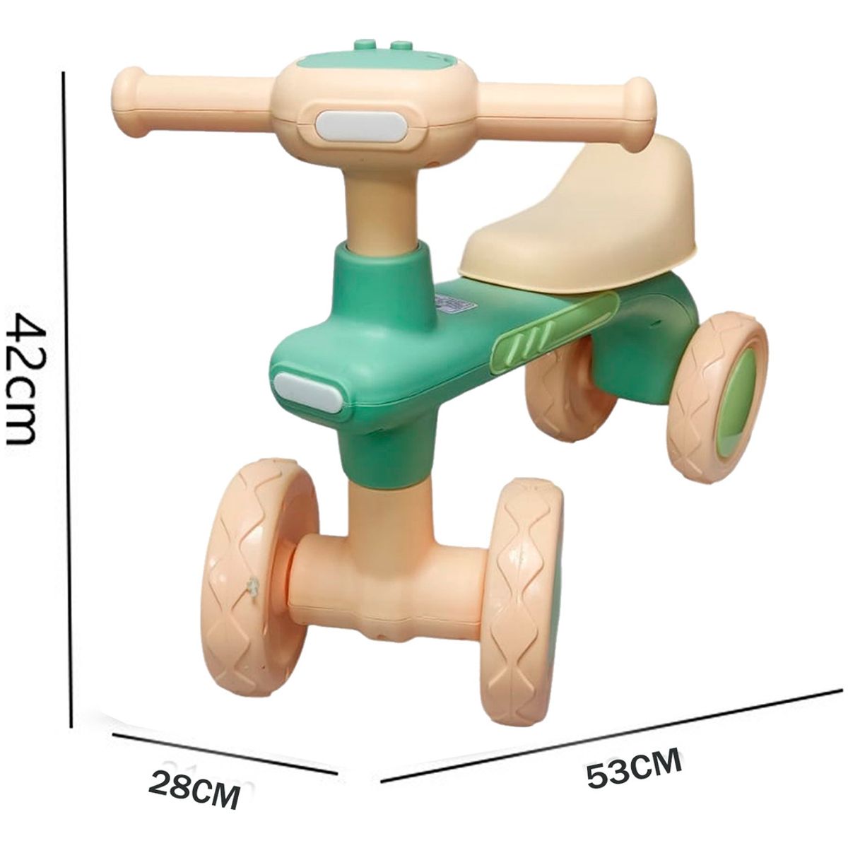 IPLAY - Correpasillo Caminadora Equilibrio Musical 4 Ruedas Infantil