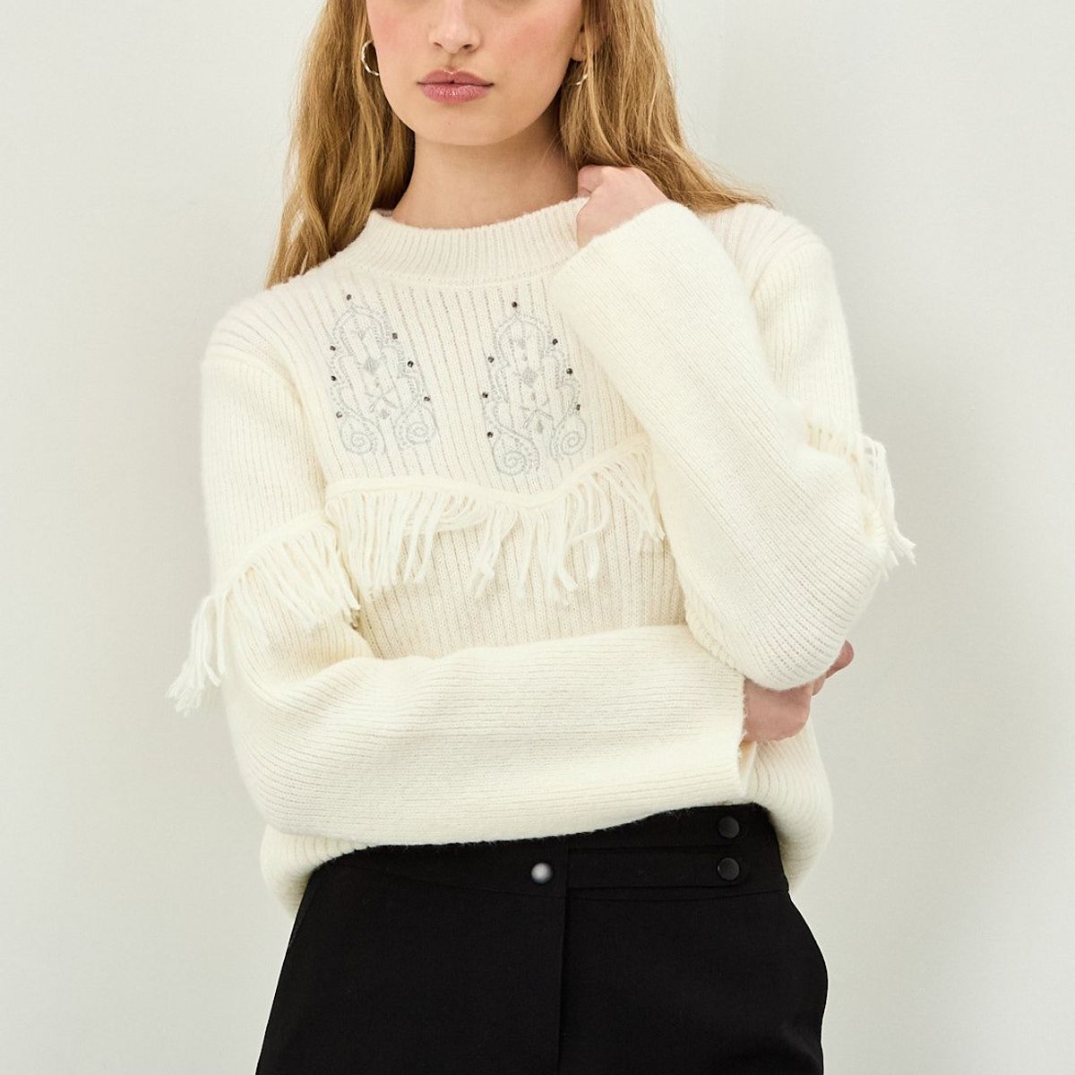 IO - Sweater Crudo Mujer Io