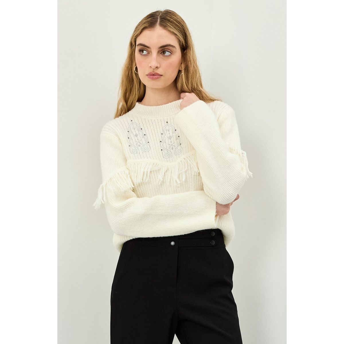 IO - Sweater Crudo Mujer Io