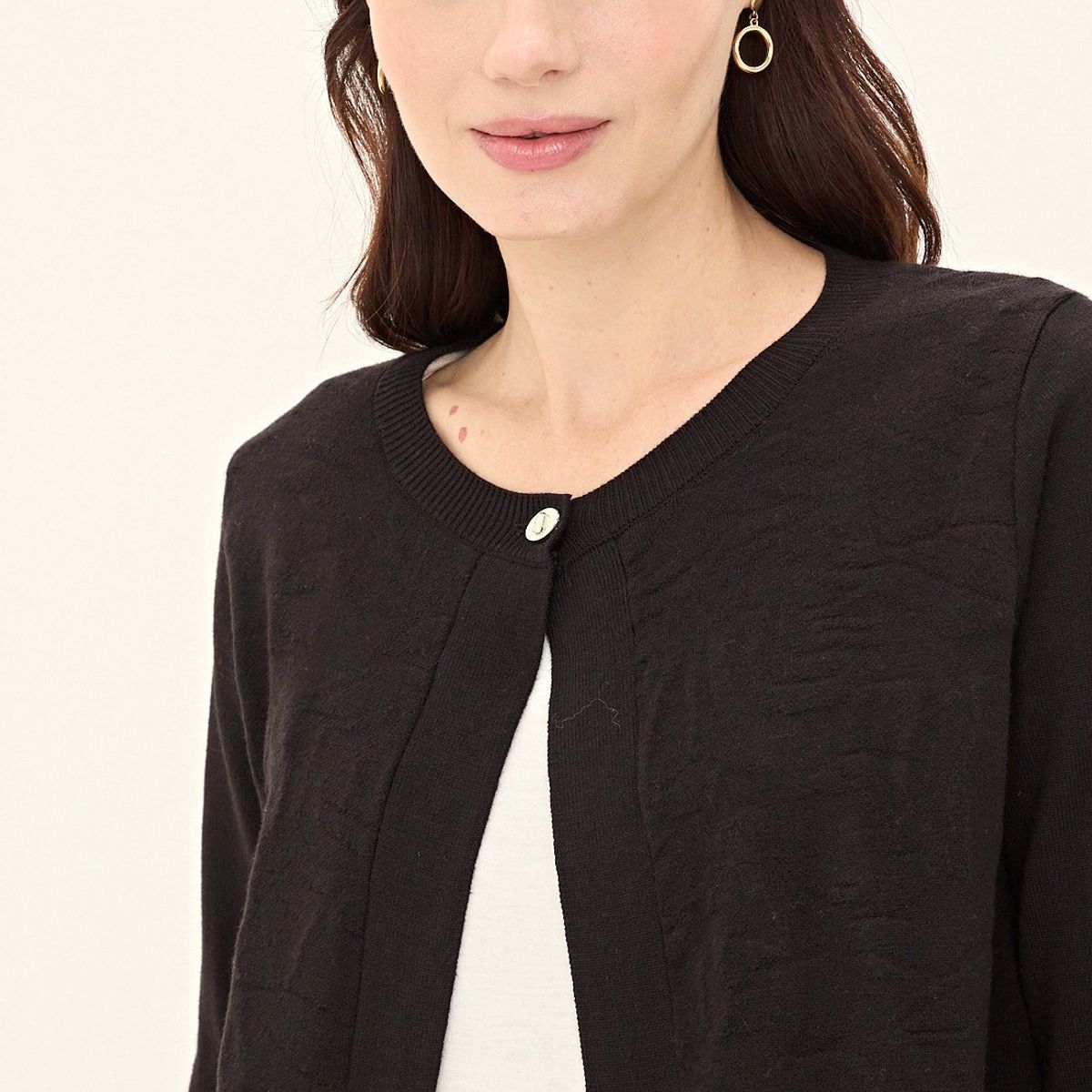 MA GRIFFE - Sweater Negro Mujer Magriffe