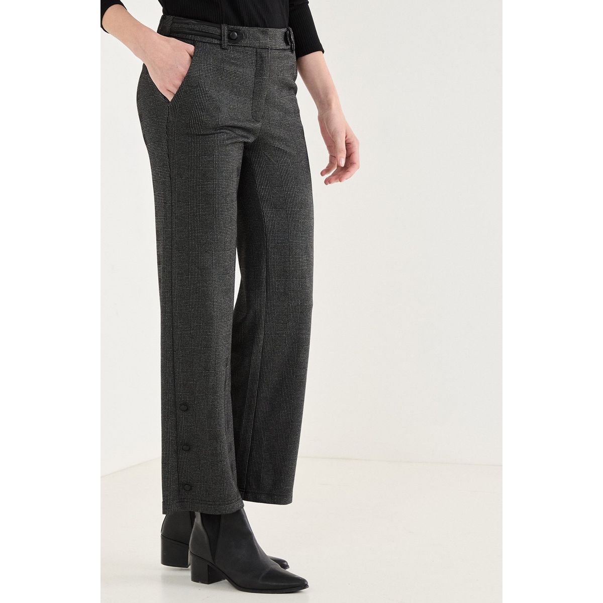 ASH - Pantalon Negro Mujer Ash