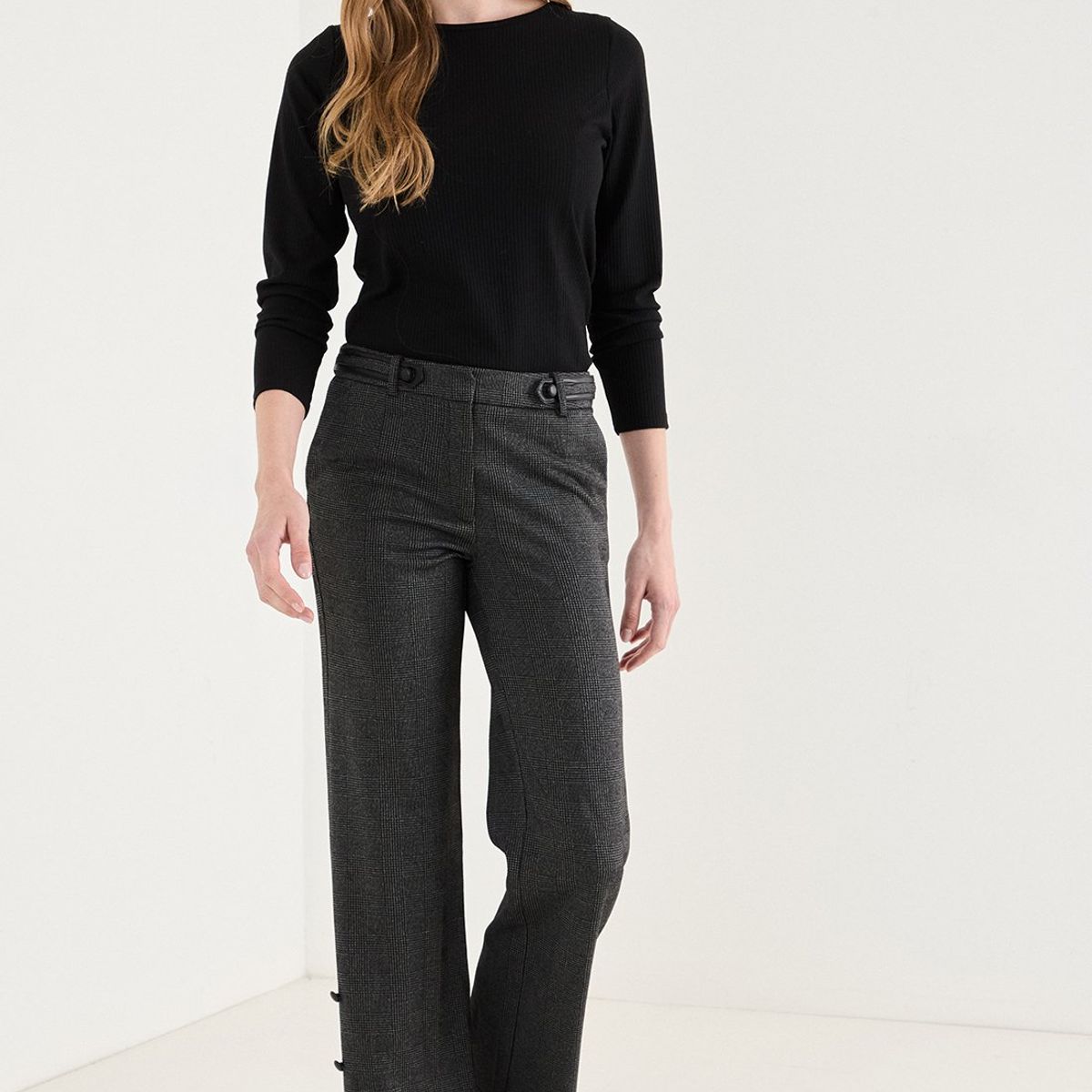 ASH - Pantalon Negro Mujer Ash