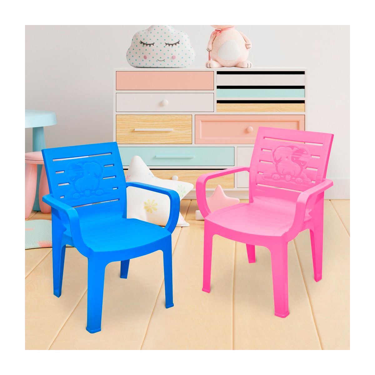 GENERICO - Silla Infantil Doggy Celeste