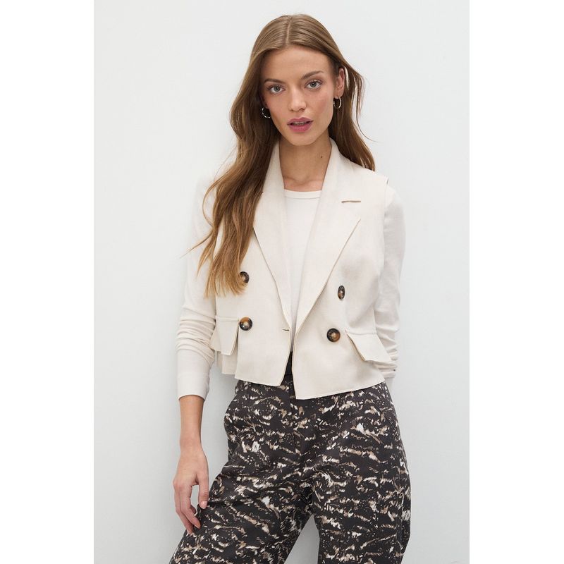 IO - Blazer Beige Mujer Io