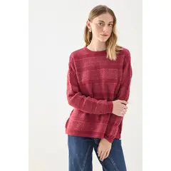 ASH - Sweater Liso Burdeos