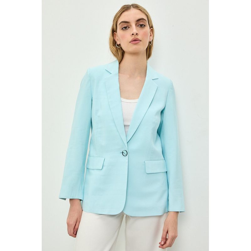IO - Blazer Celeste Mujer Io