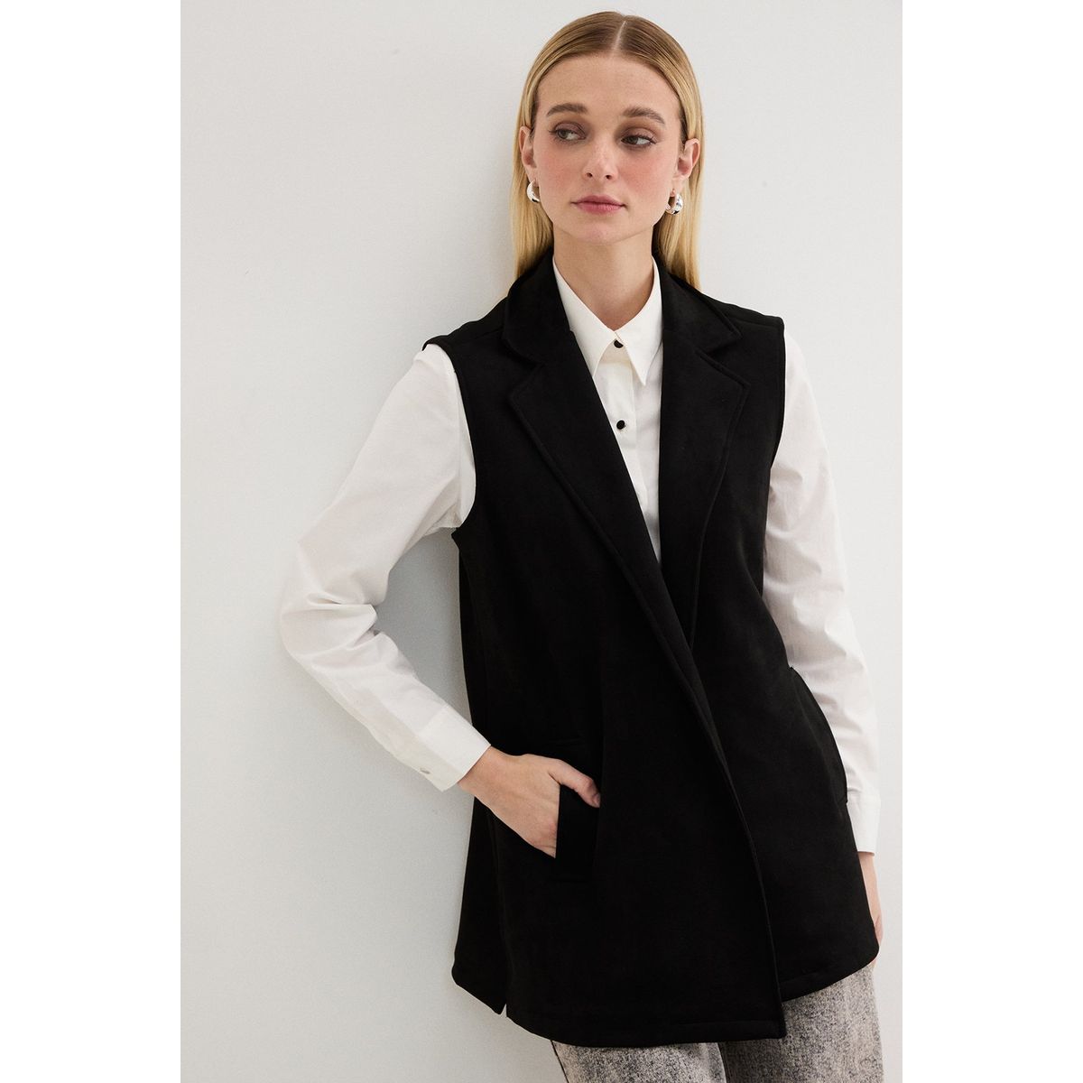 ASH - Tapado Abierto Negro Mujer Ash