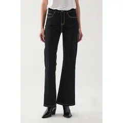 ASH - Jeans Liso Negro