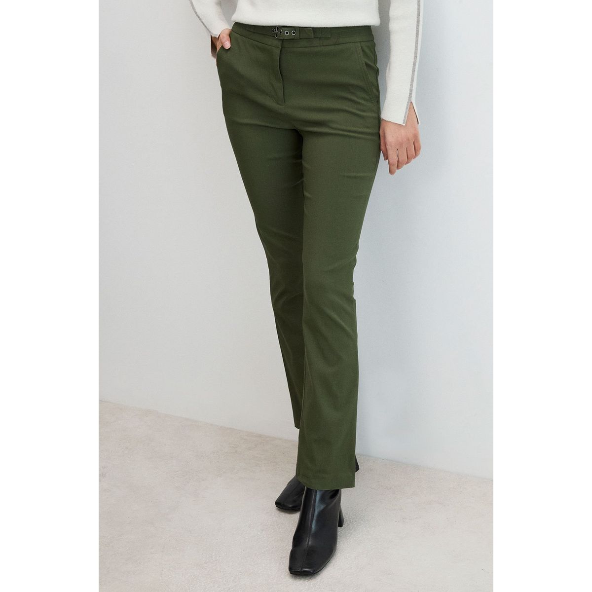 ASH - Pantalon Verde Musgo Mujer Ash