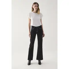 ASH - Jeans Straight Negro Mujer