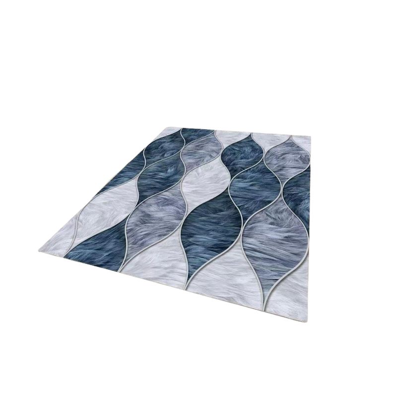 GENERICO - Alfombra Moderna Geométrico 3D Antideslizante 200x180cm