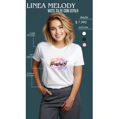 GG GOODGOODS - Polera Melody Cristiana Heaven Algodón Calidad Europea