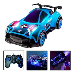 IPLAY - Auto Control Remoto Spray Racing 5 Modos 2,4 ghz Azul