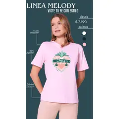 GG GOODGOODS - Polera Melody Cristiana Jesus Team Algodón Calidad Europea