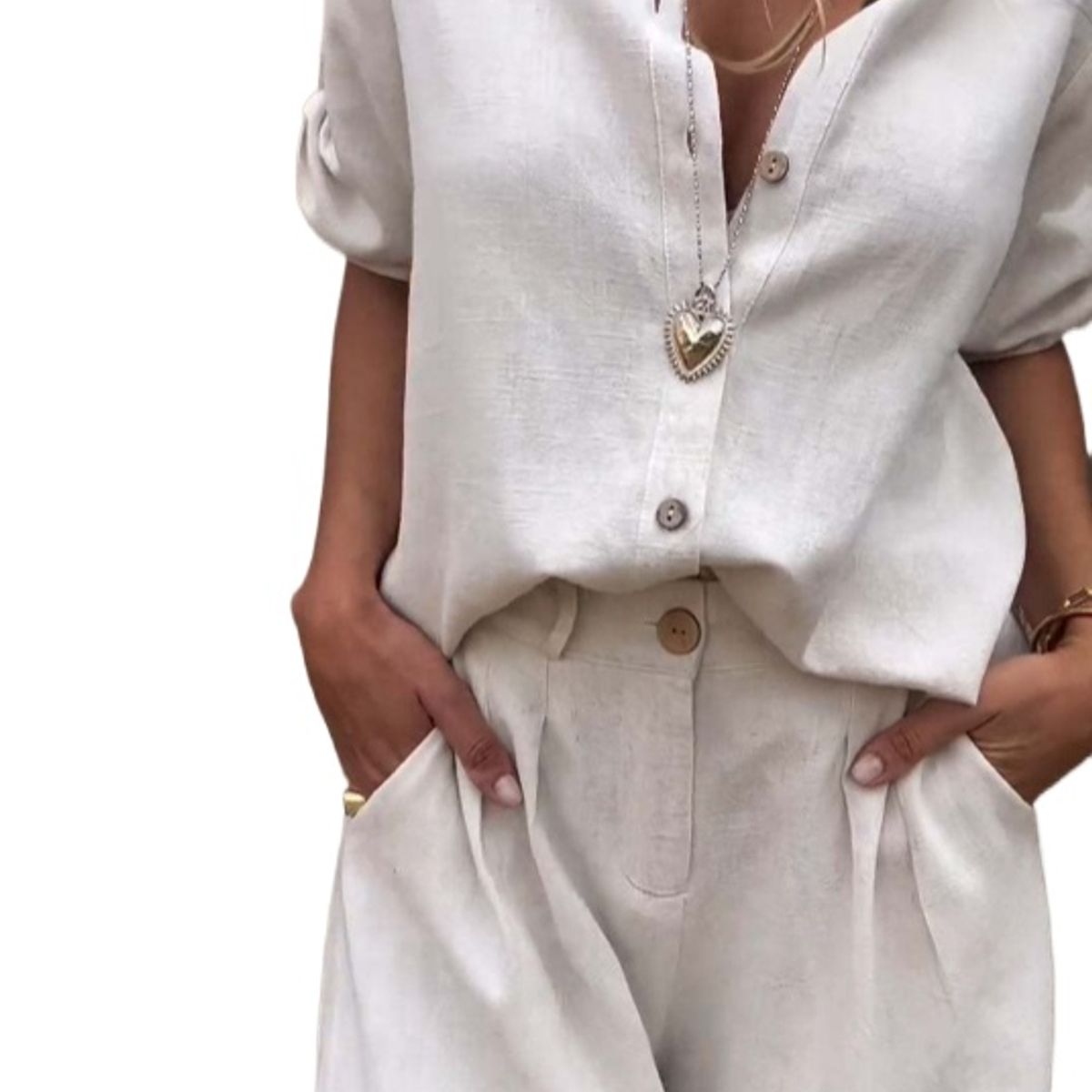 TIOZONEY - Blazer vest y pantalones casuales para mujeres Traje