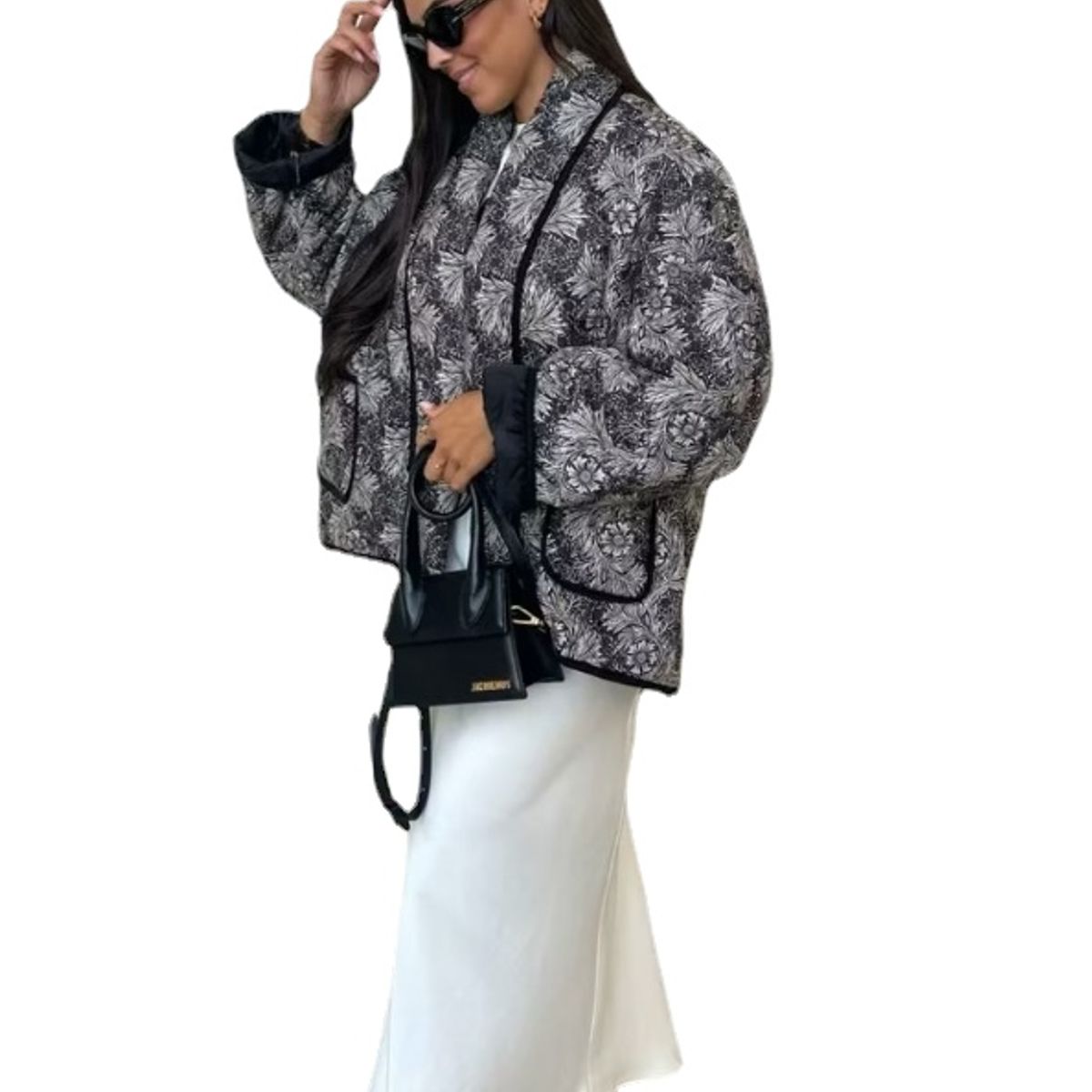 TIOZONEY - Chaqueta para Mujer - Negro