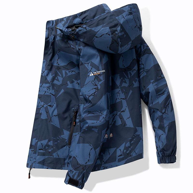 TIOZONEY - Chaqueta Hombre -Azul