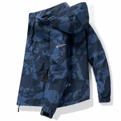 TIOZONEY - Chaqueta Hombre -Azul