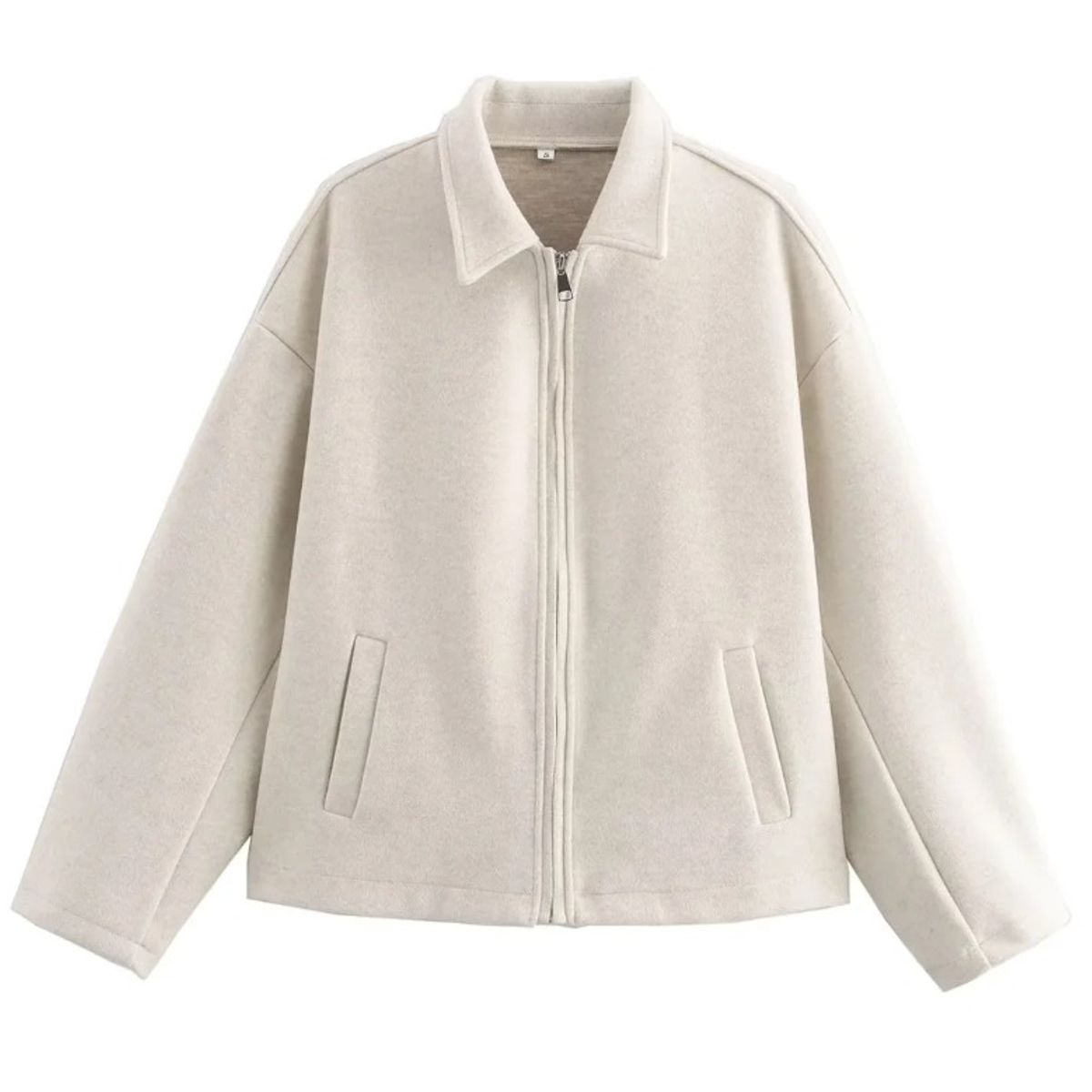 TIOZONEY - Chaqueta corta de lana para mujeres
