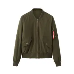 TIOZONEY - Chaqueta de mujer casual - Verde