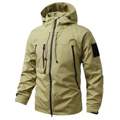 TIOZONEY - Chaqueta Hombre -Verde
