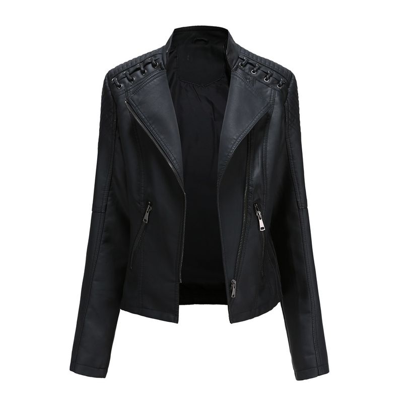TIOZONEY - Chaqueta PU Mujer