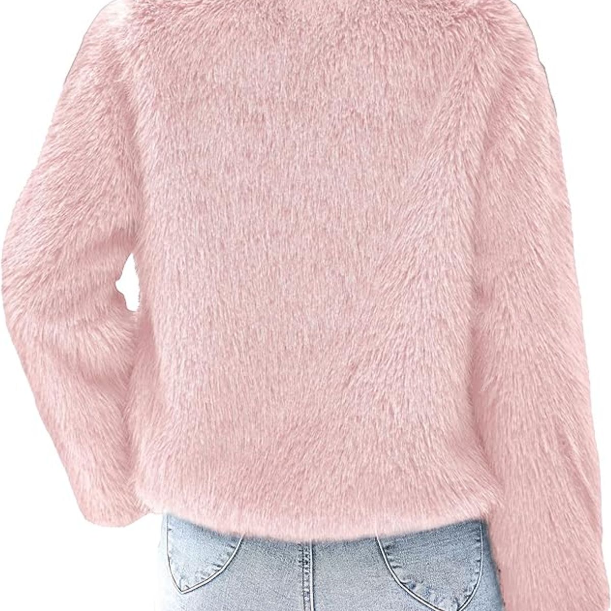 TIOZONEY - Abrigo de invierno Chaqueta corta de lana