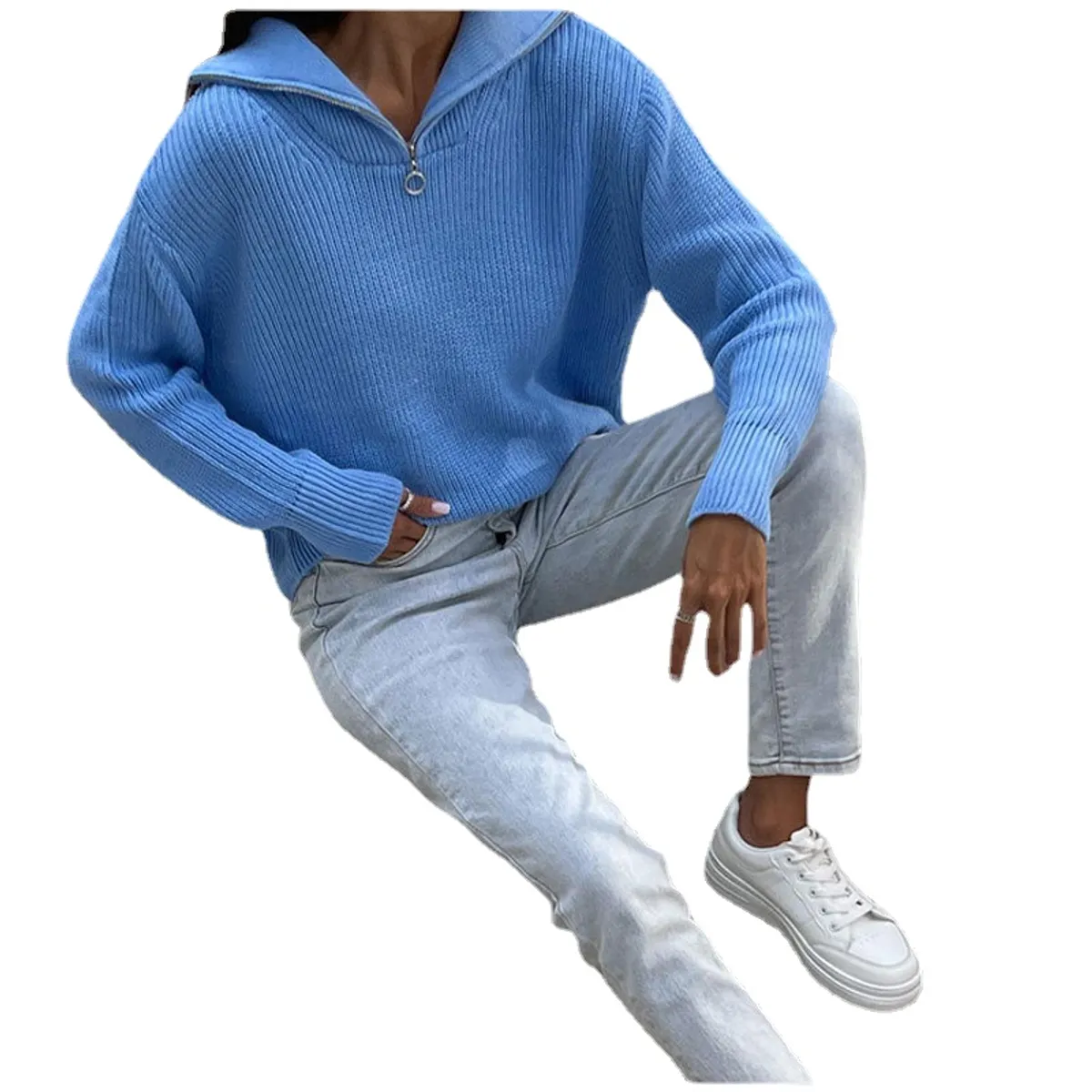 TIOZONEY - Sweater Mujer